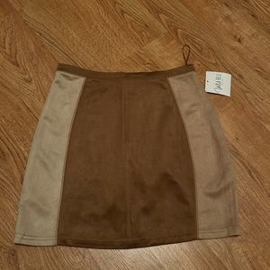 Brown Mini Skirt